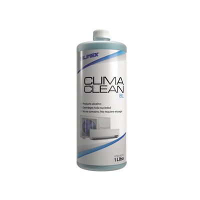CLIMA CLEAN BL Limpiador a Base Ácida que Garantiza una Limpieza Profunda y Profesional en Serpentines de Minisplits, Mejorando su Eficiencia y Prolongando su Vida Útil