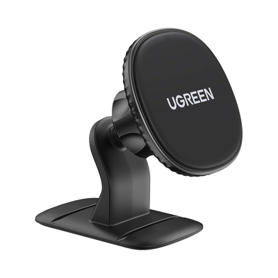 [80785] Soporte de Celular Magnético para Auto | 4 Imanes N45 | Adhesivo 3M | Amplia Compatibilidad 4.7 a 7.2” | Rotación de 360° | Tamaño Compacto | 2 láminas magnéticas incluidas | Color Negro. 