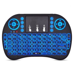 Teclado Mini Inalámbrico, Recargable, Ilumina BROBOTIX 963814