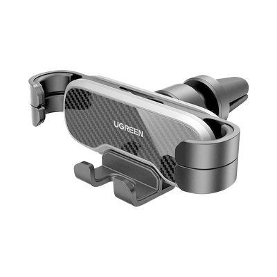 [80539] Soporte de Teléfono para Rendija de Ventilación | Tecnología Gravity Drive | Rotación de 360° | Suspensión por Goma | 5 Puntos de Sujeción | Compacto | Ajustable | Estable | Compatible con Rejilla de Ventilaci