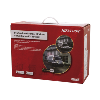 [KIT-3K-DL] [Dual Light] Kit TurboHD 3K (5 Megapixel) / DVR 4 Canales / 4 Cámaras Bala para Exterior y Metal / Micrófono Integrado / Accesorios de Interconexión / Fuente de Poder
