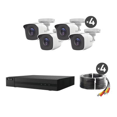 Kit de videovigilancia  HIKVISION HL24LQKITS-M(B)