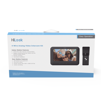 [VI-K13P] Kit de Videoportero Analógico con Pantalla LCD a Color de 7" / Frente de Calle para Exterior IP65 / Salida de Relevador 