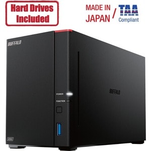 LINKSTATOIN SOHO 720DB 16TB HAR D DRIVES INCLUDED (2 X 8TB 2 BAY)