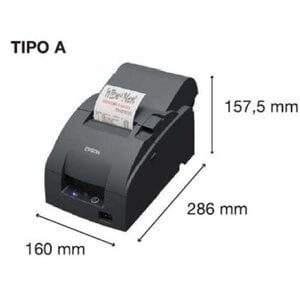 EPSON MINIPRINTER TMU220IID-022 NEGRA/USB/RECIBO/2YEAR WAR/FTE