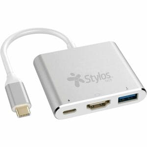 STYLOS HUB USB-C/ 1 X USB 3.0/ 1 X HDMI HEMBRA/ 5000MBIT/S/ PLA