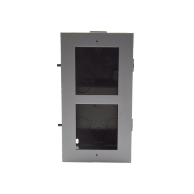 Base de 2 Espacios para EMPOTRAR Módulos de Videoporteros Hikvision