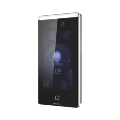 [DS-K1T671M] Terminal Min Moe Touch de Reconocimiento Facial ULTRA Rápido con función de Videoportero  (ambientes no ruidosos) / Lectura de Códigos QR / 6,000 usuarios / Alta tecnología Deep Learning  / Cámara 2 MP compatible con NVR