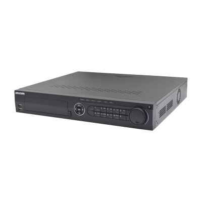 [IDS-7316HQHI-M4/S(S)] DVR 16 Canales TurboHD + 8 Canales IP / 3K/5MP / Audio por Coaxitron / Acusense / 4 Bahías de Disco Duro / Videoanalisis / 16 Entradas de Alarma