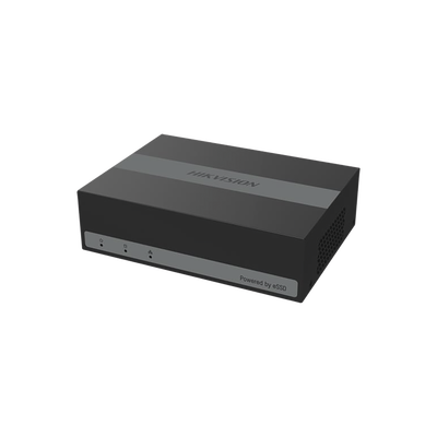 [DS-E04HGHI-B] (SSD) DVR 2 Megapíxel (1080p) Lite / 4 Canales TurboHD + 1 Canal IP / 15 Días de Grabación / Unidad de Estado Solido Incluido / H.265+ / Acusense Lite (Evita Falsas Alarmas) / Diseño Ultra Compacto / Extra Silencioso / eSSD de