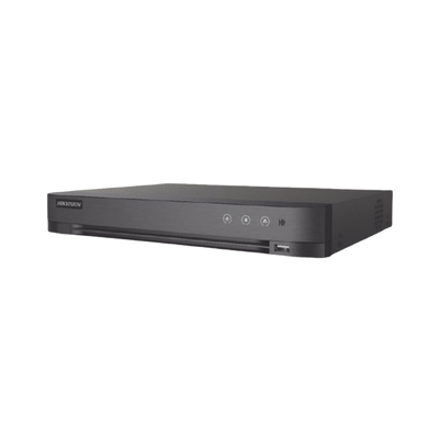 [DS-7204HGHI-M1(T)] [Audio Bidireccional] DVR 4 Canales TurboHD + 1 Canal IP / 2 Megapixel (1080p) Lite / Acusense Lite (Evita Falsas Alarmas) / Audio por Coaxitron / 1 Bahia de Disco Duro / H.265+ / Salida de Vídeo Full HD