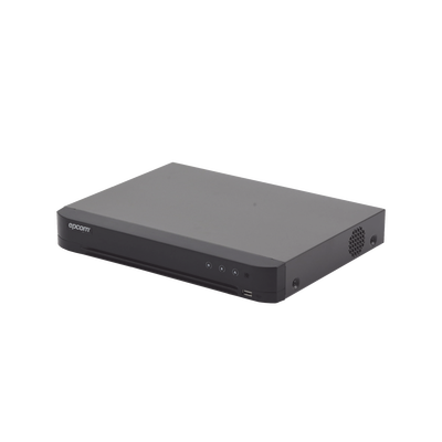 [EV-4004TURBO-D] DVR 4 Canales TurboHD + 2 Canales IP / 5 Megapixel Lite- 3K Lite / Acusense (Evista falsas alarmas) / Audio por Coaxitron /  Bahía de Disco Duro /  Salida de Video en Full HD 