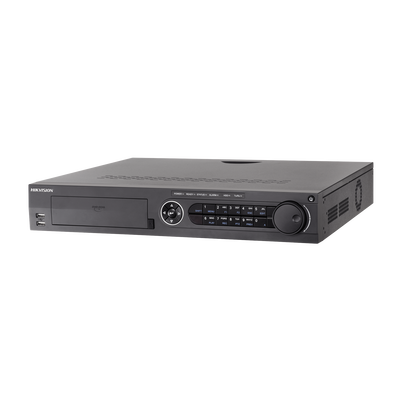 [DS-7316HUHI-K4] DVR 16 Canales TurboHD + 16 Canales IP/ 8 Megapixel/ 4 Bahías de Disco Duro / 4 Canales de Audio / Videoanalisis / 16 Entradas de Alarma / Arreglo RAID / Soporta POS