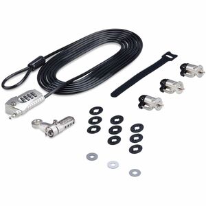 JUEGO DE CANDADO CABLE PARA COMPUTADORA Y PERIFERICOS - 3M