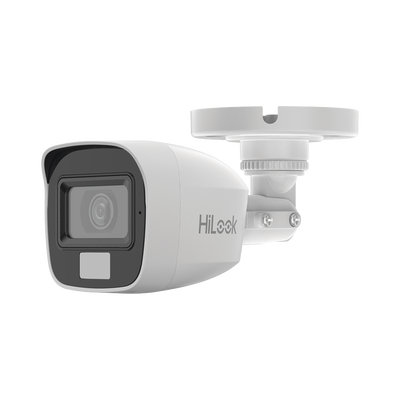 [THC-B157-LMS] [Dual Light + ColorVu] Bala TURBOHD 3K megapixel / 20 mts IR + 20 mts luz blanca / Lente 2.8 (105° de Visión) / Exterior IP66 / Audio por Coaxitron / TVI-AHD-CVI-CVBS / Metal  / Smart-Hybrid light