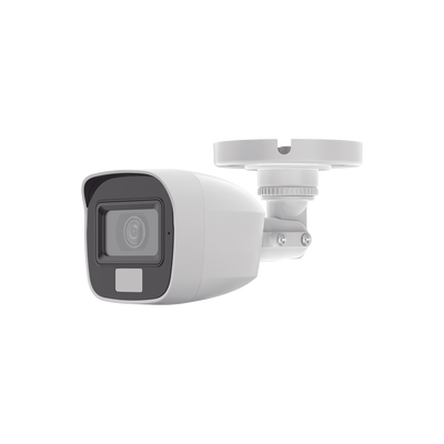 [THC-B127-LMS/NEU] [SIN LOGO DE MARCA] [Dual Light + ColorVu] Bala TURBOHD 2 megapixel / 20 mts IR + 20 mts luz blanca / Lente 2.8 (100° de Visión)  /  Exterior IP66 / Audio por Coaxitron / TVI-AHD-CVI-CVBS / Metal / Smart-Hybrid light