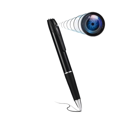 Cámara Oculta en Bolígrafo (Spyce Camera) /  Full HD / Grabación de Video y Audio / Captura de Fotos / Soporta Memoria Micro-SD de hasta 64G / Tiempo de Carga Aprox. 1 hora / Tiempo de Trabajo 120 min. / Incluye Cable de Carga. 
