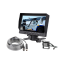 Sistema Profesional de Cámara de Reversa y Monitor Alámbrico para Vehículos de Trabajo y Montacargas
