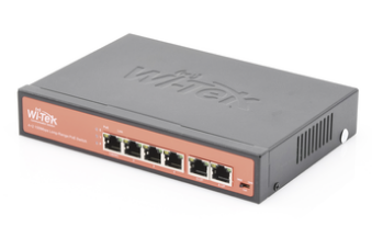[AYV-NET-SWT-65WTS] Switch PoE (802.3af/at/bt) / No administrable de largo alcance / Hasta 250m / 4x10/100Mbps (PoE) + 2x10/100Mbps Uplink / Presupuesto 65 W