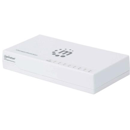 Switch Intellinet GB 8 Puertos MH Color Blanco