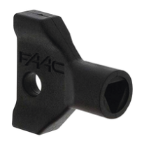[BAR-VEH-LLAVE-DESBLOQ-620-04] Llave Triangular de Desbloqueo Para barreras FAAC