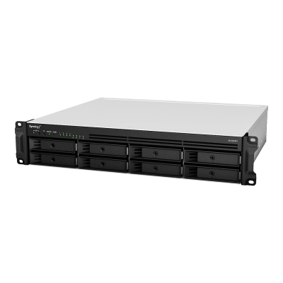 [RS1221RP+] Servidor de Almacenamiento en Red Synology RackStation RS1221RP+ | 8 Bahías | Expandible a 12 Bahías | CPU AMD Ryzen V1500B | 4 GB DDR4 ECC | RAID Soportado | 10/25GbE | Virtualización Certificada | Protección de Datos Integral