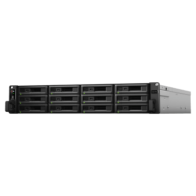 [RS3621RPXS] Servidor de Almacenamiento Synology RackStation RS3621RPxs | 12 Bahías | Procesador Intel Xeon D-1531 de 6 Núcleos | 8 GB DDR4 ECC | Expandible a 36 Bahías | Energía Redundante | Compatible con Virtualización y RAID.