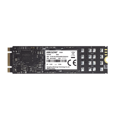 [HS-SSD-V310N/512G] SSD M.2 para Videovigilancia Móvil / 512 GB / Alto Performance / Uso 24/7 / Resistente en Alta Temperaturas
