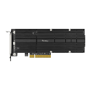 Adaptador SSD M.2 | PCIe 3.0 x8 | NVMe | Compatible con M.2 22110 y 2280 | 2 Ranuras M-Key | Perfil Bajo y Altura Completa | Garantía de 5 Años.