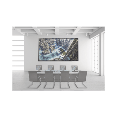 Kit Videowall 3X2 / Incluye 6 Pantallas de 55" / Decoder / Base de Pared / Accesorios de Instalación