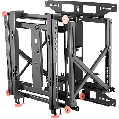 Soporte Muro para video wall LCD / Liberación Rápida / Para Pantallas 46"-60" / Ajuste Micro Sin Herramientas XYZ 1.5" / VESA 600x400 mm / Carga Máxima 56Kg / Gestión Integrada de Cables