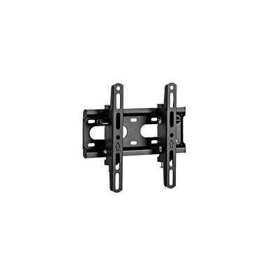 [KL31-22T] Soporte de Pared con Inclinación para monitores hasta 43"|Compatible VESA 75x75 a 200x200 | Capacidad de Carga 45 kg | Separación de la pared 53 mm | Fabricado en acero | Color Negro