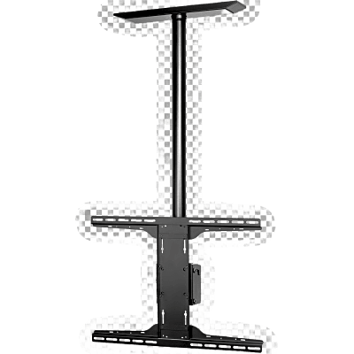 [PLCM-UNL-CP] Soporte de techo universal para Pantallas de 32" a 90" / Capacidad de Carga 68.2 kg / Patrón de Montaje hasta 600 x 400 mm / Columna de Aluminio de 36" / Inclinación Ajustable -5° a 20°