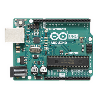 [A-000066] Placa de Desarrollo Arduino UNO R3 / Microcontrolador ATmega328P / 14 Pines Digitales / 6 Entradas Analógicas / USB-B / Compatibilidad Shields / Educación e Industria