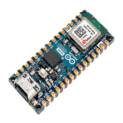 [ABX-00092] Placa Desarrollo Arduino Nano ESP32 / Microcontrolador ESP32-S3 Dual-Core 240 MHz / Wi-Fi 4 802.11 b/g/n + Bluetooth LE 5.0 / 16 MB Flash Externa + 8 MB PSRAM / Compatibilidad Arduino Cloud + MicroPython / USB-C + Conectividad IoT