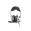 Auriculares con atenuación de ruido pasivo para radios aéreos en helicópteros